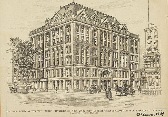 Illustration of the United Charities Building